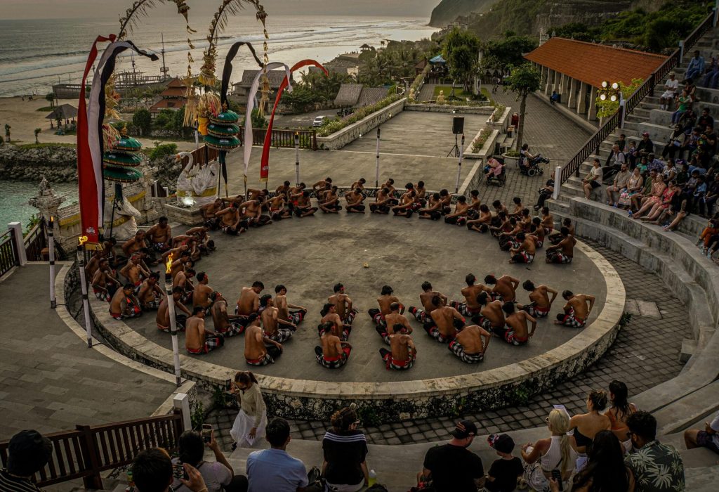 Kecak at Melasti Beach 1